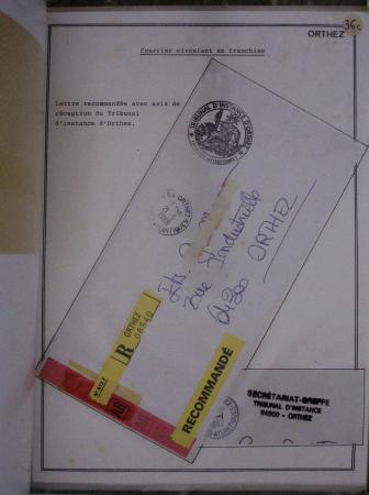 1752-1988, Collection "La poste à Orthez : rétrospective
