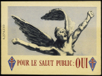 DE GAULLE Vignette pour le salut public, carnet complet