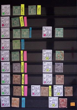 1849-1944, Collection de neufs et d'oblitérés avec