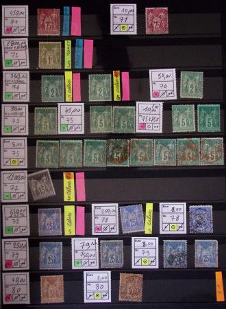 1849-1944, Collection de neufs et d'oblitérés avec