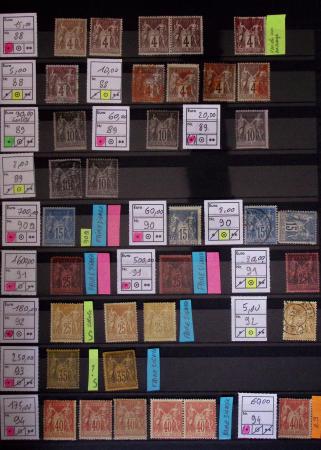 1849-1944, Collection de neufs et d'oblitérés avec