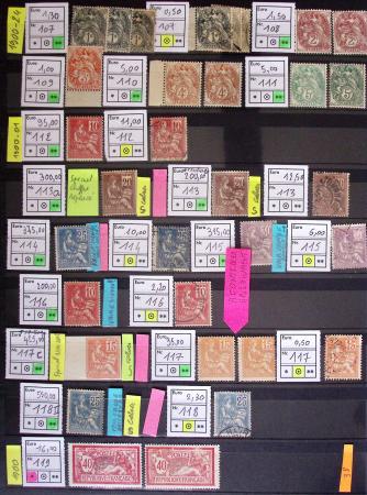 1849-1944, Collection de neufs et d'oblitérés avec