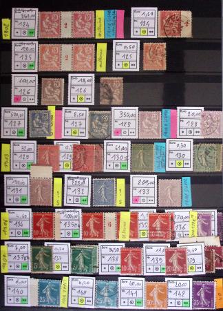 1849-1944, Collection de neufs et d'oblitérés avec