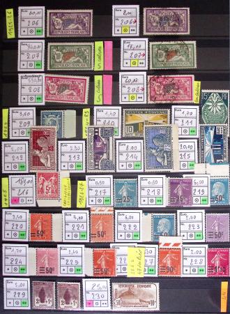1849-1944, Collection de neufs et d'oblitérés avec