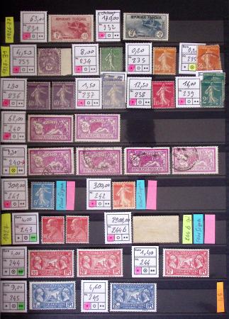 1849-1944, Collection de neufs et d'oblitérés avec