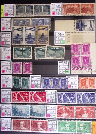 1849-1944, Collection de neufs et d'oblitérés avec