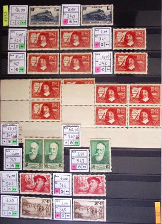 1849-1944, Collection de neufs et d'oblitérés avec