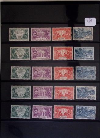 1849-1944, Collection de neufs et d'oblitérés avec