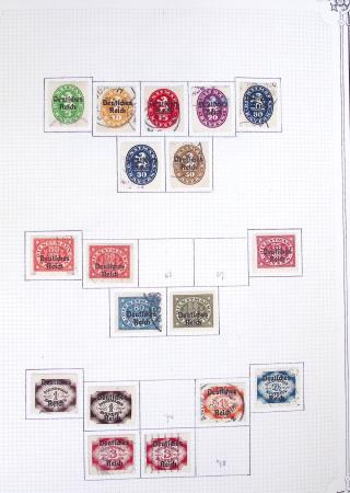 1872-1967, Solide collection d' ALLEMAGNE et territoires