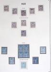 1849-1899, Collection sur pages Y&T avec nombreuses