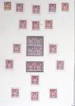 1849-1899, Collection sur pages Y&T avec nombreuses
