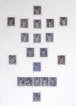 1849-1899, Collection sur pages Y&T avec nombreuses