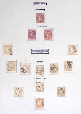1849-1899, Collection sur pages Y&T avec nombreuses