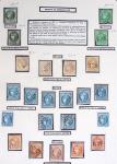 1849-1899, Collection sur pages Y&T avec nombreuses