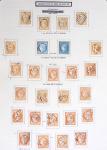 1849-1899, Collection sur pages Y&T avec nombreuses