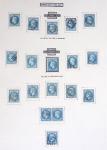 1849-1899, Collection sur pages Y&T avec nombreuses