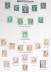 1849-1899, Collection sur pages Y&T avec nombreuses