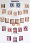 1849-1899, Collection sur pages Y&T avec nombreuses
