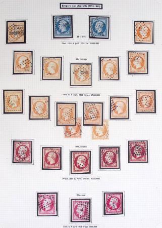 1849-1899, Collection sur pages Y&T avec nombreuses