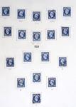 1849-1899, Collection sur pages Y&T avec nombreuses