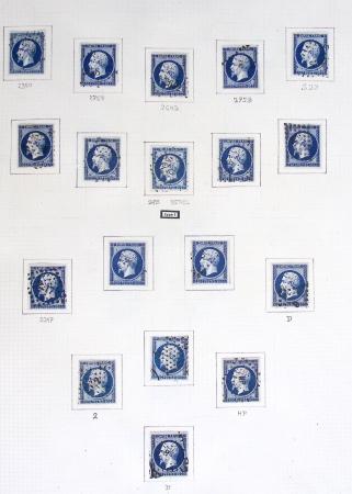 1849-1899, Collection sur pages Y&T avec nombreuses