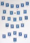 1849-1899, Collection sur pages Y&T avec nombreuses