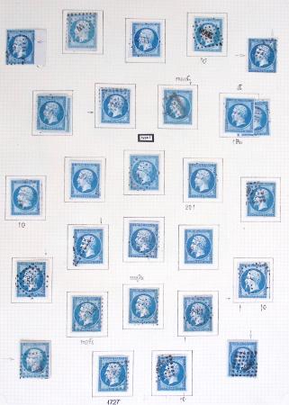 1849-1899, Collection sur pages Y&T avec nombreuses