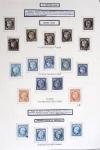 1849-1899, Collection sur pages Y&T avec nombreuses