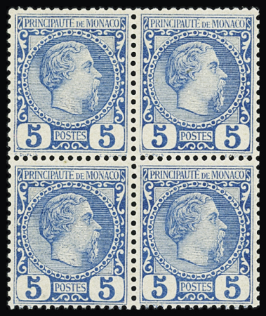 N°3 en bloc de 4, excellent centrage, neuf **, pièce