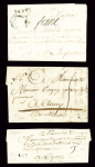 3 lettres avec MP "Roane" (L2 - 1750 et 1763 et L3