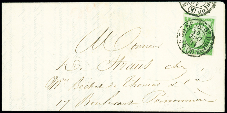 N°12 OBL CAD "5h30 Sr 6e DISTon (K)" (1861) (Roche