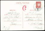 Entier carte postale 1F20 Pétain OBL CAD "Feldpost