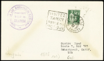 N°280 OBL CAD "Papeete ile Tahiti" (1937) + Daguin