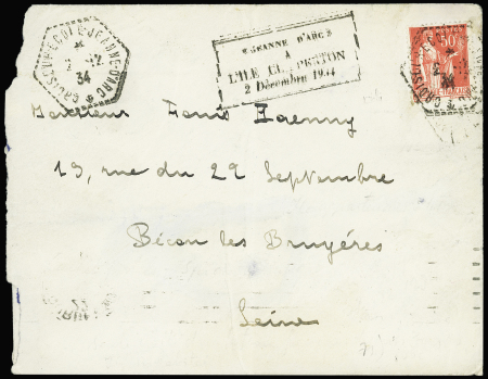 N°283 OBL hex "Croiseur école Jeanne d'Arc" (2,12,