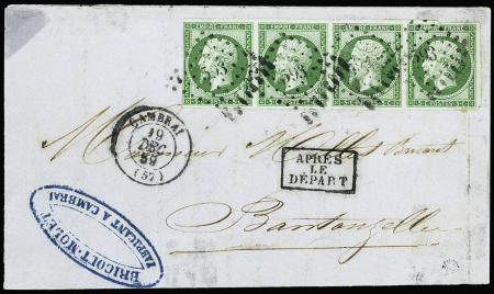 N°365 + 369 OBL Paris (8.2.38) sur lettre par avio