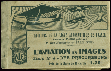 Carnet édité par la Ligue aéronautique de France (