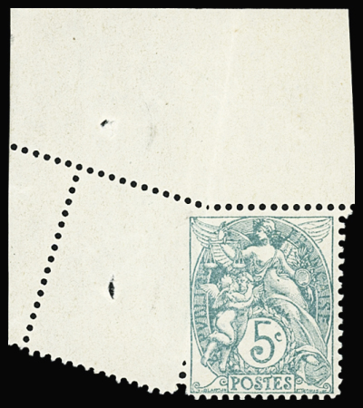 N°111c CDF supérieur gauche avec variété de piquag