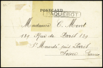 N°111 OBL CAD carré "Largs Bay SA" (1905) sur cart