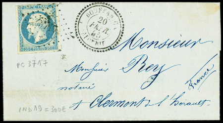 COLLECTION D'OBLITERATIONS DES BUREAUX SECONDAIRES