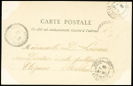 N°111 OBL CAD perlé "Strasbourg Constantine" (1906