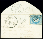 N°29 OBL GC 4189 + T17 Vichy (1 nov 70) sur une pe