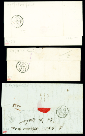 5 lettres AFF n°4 OBL grille + T15 Châlon-s-Saône,