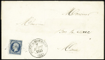 N°10 OBL PC 2490 + T13 "Pont à Mousson (52)" (Meur