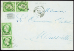 N°12, 2 paires verticales OBL PC 3710 + T15 "Alger