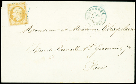 N°13 OBL PC 2147 bleu + T15 bleu "Montrouge (60)"