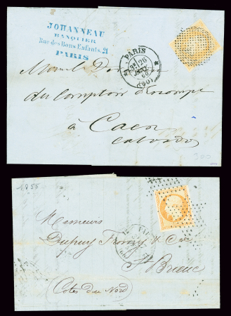 4 lettres AFF n°16 (dont une paire) OBL roulette d