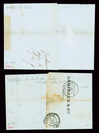 4 lettres AFF n°16 (dont une paire) OBL roulette d