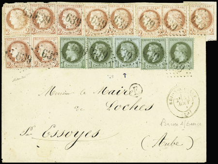N°25, 2 paires + n°50 + n°51, 10 pièces OBL GC 639