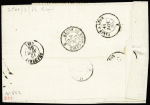 N°26, bande de 5 + bande de 3 + paire OBL étoile 7