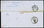 N°27, bloc de 8 (déf.) + paire (déf.) OBL étoile 4